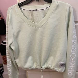 Calvin Klein performance L crop sweater